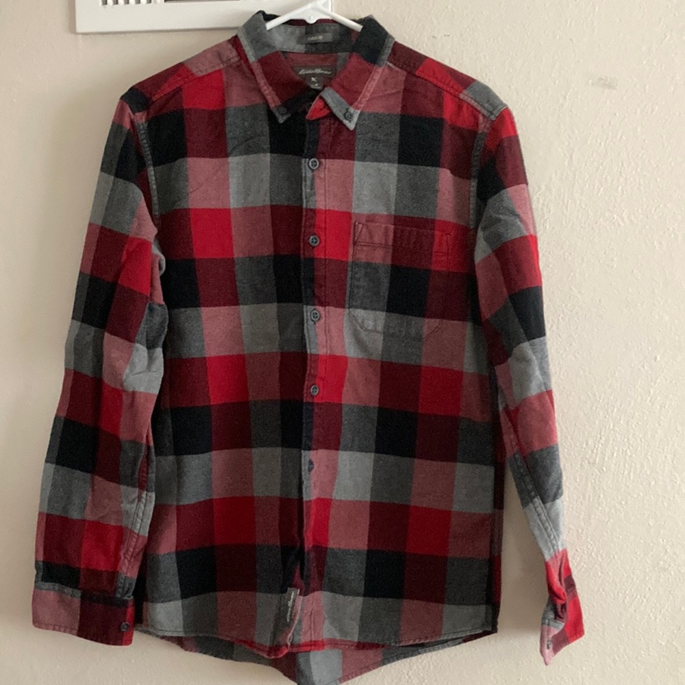 Eddie Bauer men’s flannel shirt medium